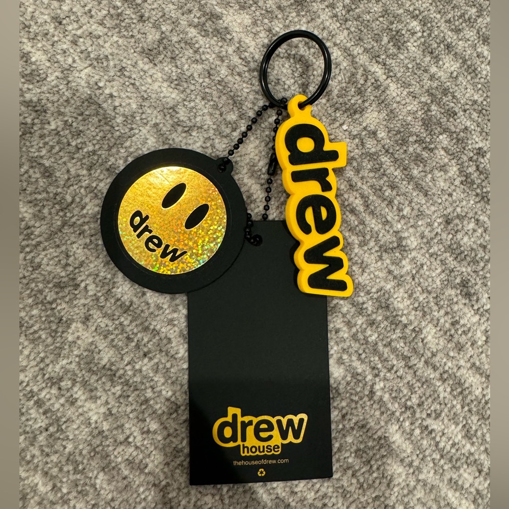 Authentic Drew House Sticker and Keychain